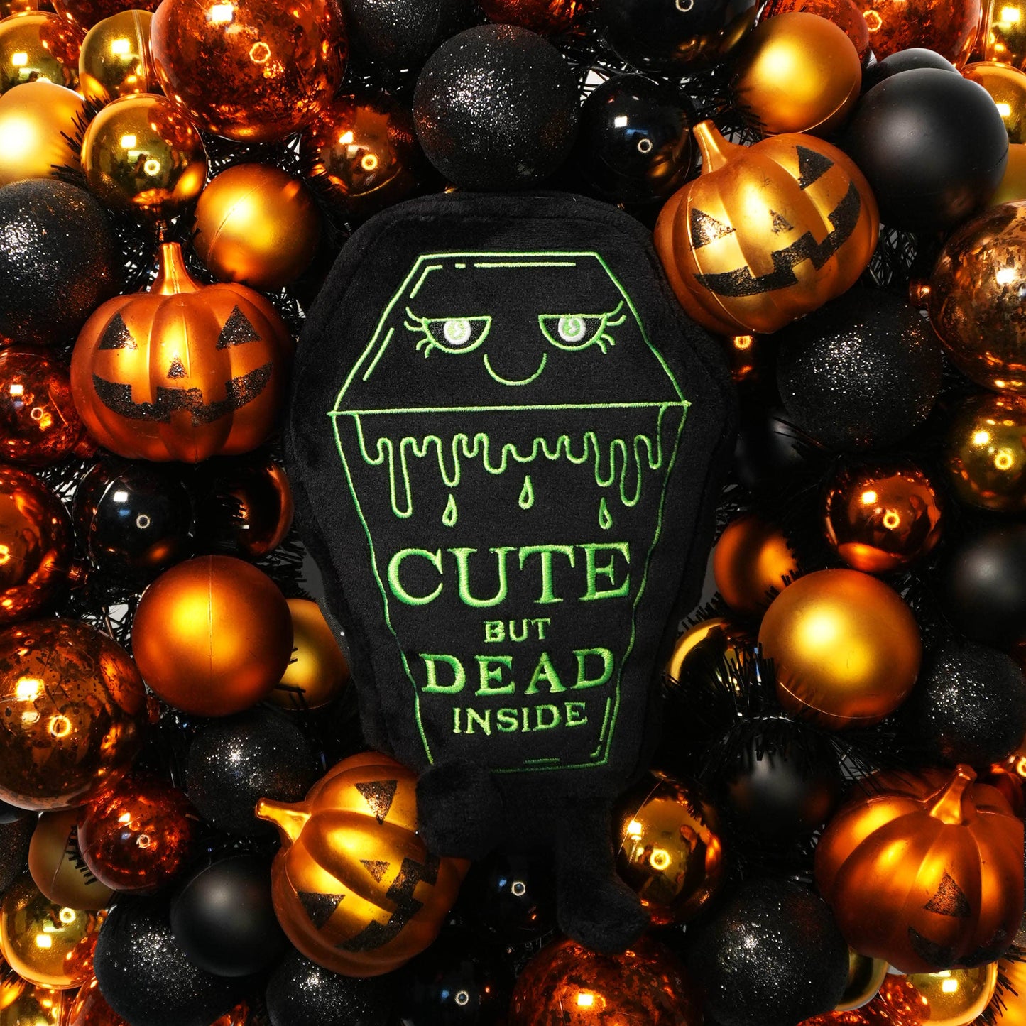 “Cute But Dead Inside” Coffin Plushie