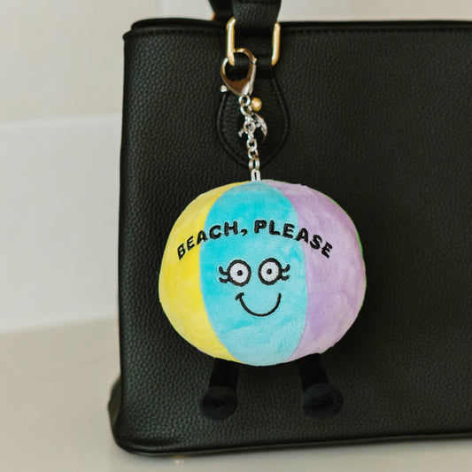 Beach Ball Bag Charm Plush Toy