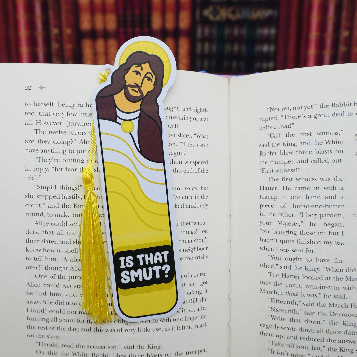 “Is That Smut?” Jesus is Watching Bookmark